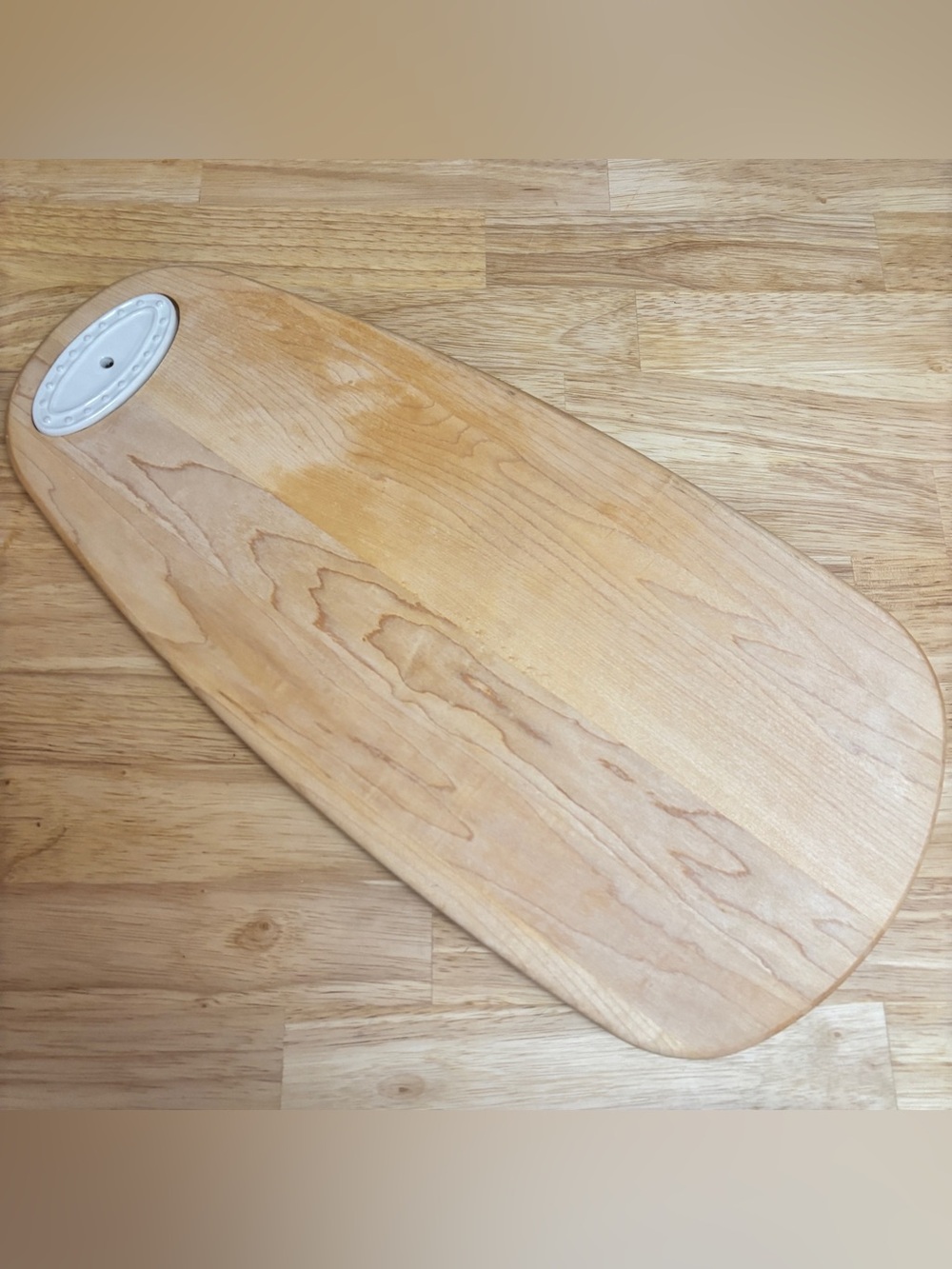 Nora Fleming JK Adams Charcuterie Board in Light Wood
